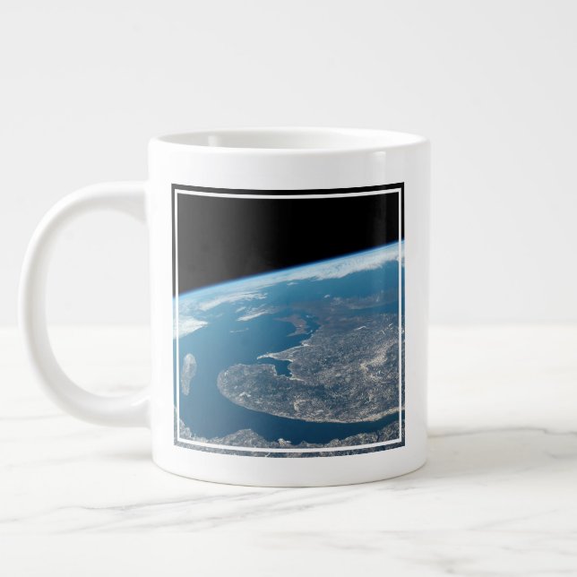 Taza De Café Gigante El Golfo De San Lorenzo Y Canadá. (Izquierda)