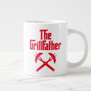 Taza De Café Gigante El Grillfather Con Perros Calientes