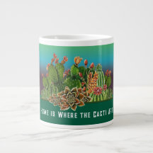 El hogar es donde están los cacti