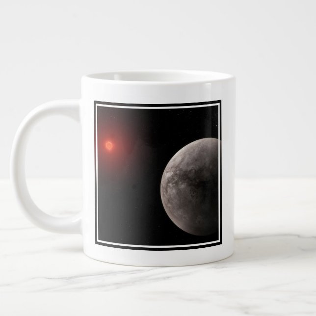 Taza De Café Gigante El Hot Rocky Exoplanet Trappist-1 B. (Izquierda)