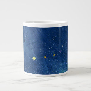 Taza De Café Gigante El ilustracion estrellado