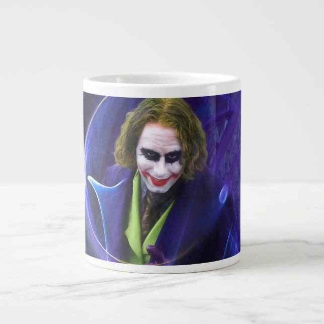 Taza De Café Gigante El Joker lanza su gira de carisma (Frente)