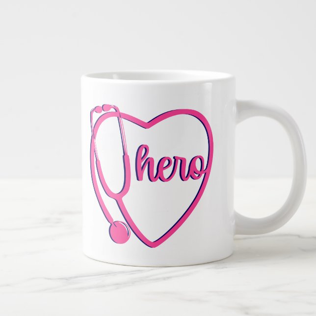 Taza De Café Gigante El Jumbo Mug de 10 Mandamientos (Derecha)