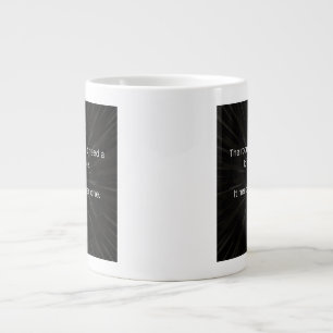 Taza De Café Gigante El liderazgo es claridad, no volumen