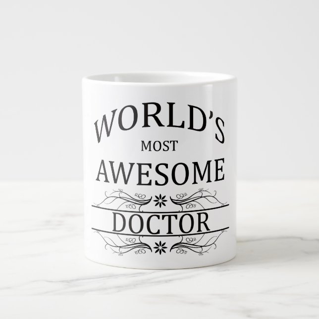 Taza De Café Gigante El médico más impresionante del mundo (Frente)