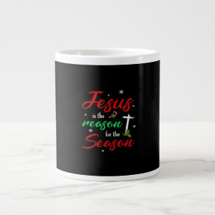 Taza De Café Gigante El Mejor Jesús Es Para El Día De Navidades De Temp