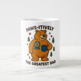 Taza De Café Gigante El mejor oso de papá