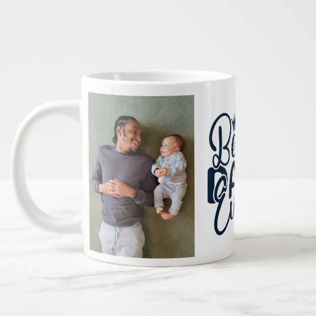 Taza De Café Gigante El mejor papá del día del padre (Izquierda)