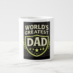 Taza De Café Gigante El Mejor Papá del Mundo Día del Padre