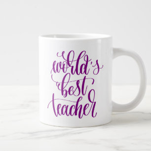 Taza De Café Gigante El mejor profesor del mundo