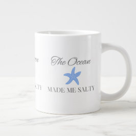 Taza De Café Gigante El Océano Me Hizo Salada, Regalo Divertido de Play