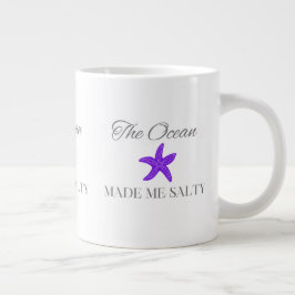 Taza De Café Gigante El Océano Me Hizo Salada, Regalo Divertido de Play