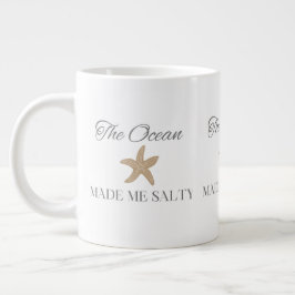 Taza De Café Gigante El Océano Me Hizo Salada, Regalo Divertido de Play