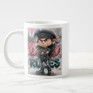 Taza De Café Gigante El papá de metal manda gruñón