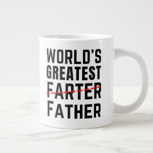 TAZA DE CAFÉ GIGANTE EL PEDORRO MÁS GRANDE DEL MUNDO - PADRE - DÍA DEL