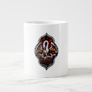 Taza De Café Gigante El pelícano en su piedad Símbolo eucarístico