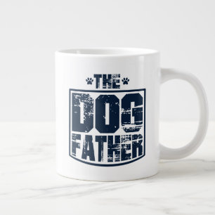 Taza De Café Gigante El Perro Padre Vestía Gráfico