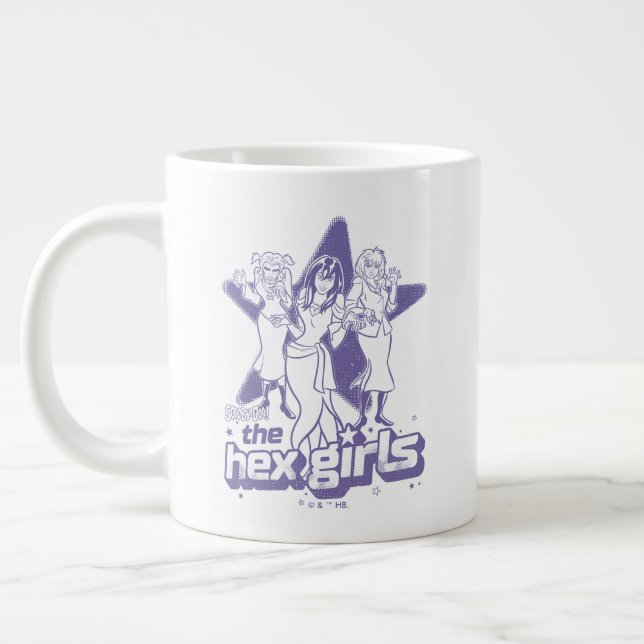 Taza De Café Gigante El poder de las estrellas de los Chicas hex (Izquierda)