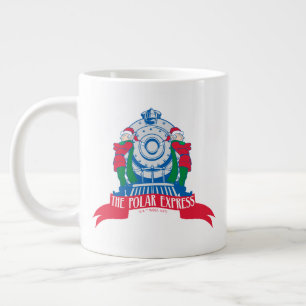 Taza De Café Gigante El Polar Express   Elfos en pie por tren