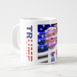 Taza De Café Gigante El presidente estadounidense Donald Trump