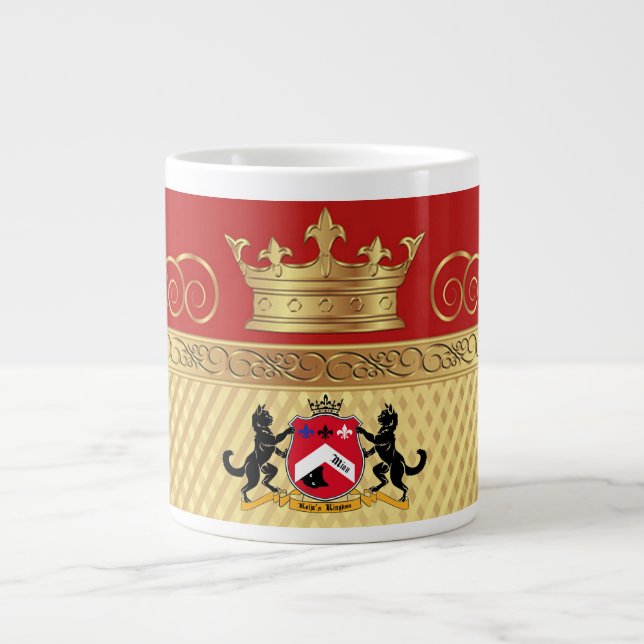 Taza De Café Gigante ¡El reino de Kolja, el Jumbo Mug! (Frente)