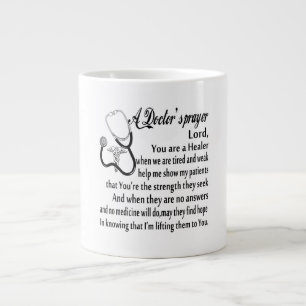 Taza De Café Gigante El rezo de un médico