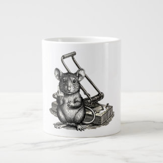 TAZA DE CAFÉ GIGANTE EL ROEDOR REBELDE
