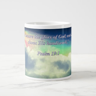 Taza De Café Gigante El salmo del cielo 19:1