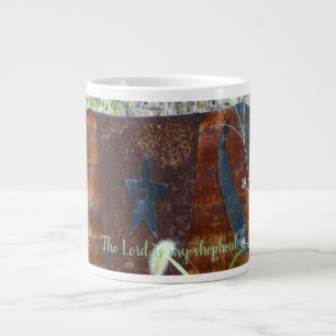 Taza De Café Gigante El Señor es mi Pastor con Oveja en un