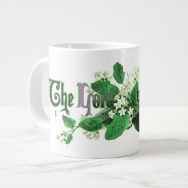 Taza De Café Gigante "El Señor ha Resucitado" Arte Pascual Vintage verd