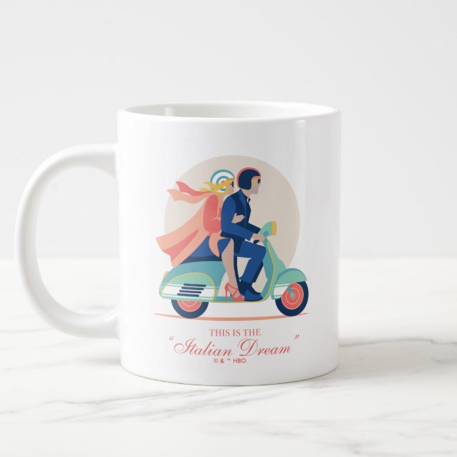 Taza De Café Gigante El sueño italiano: el Lotus blanco (Izquierda)