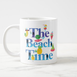 Taza De Café Gigante El tazón del tiempo de playa