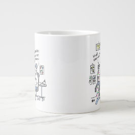 Taza De Café Gigante El tema de los tatuajes divertidos