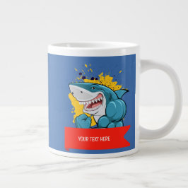TAZA DE CAFÉ GIGANTE EL TIBURÓN 