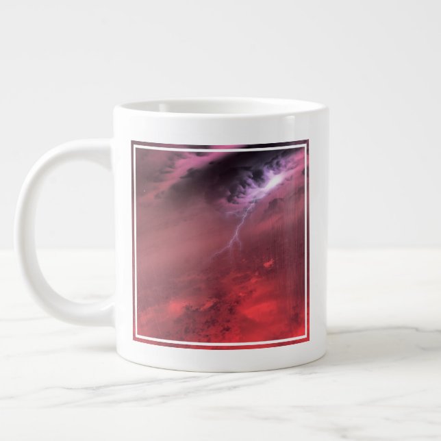 Taza De Café Gigante El Tiempo En Una Estrella Marrón De Enanos. (Izquierda)