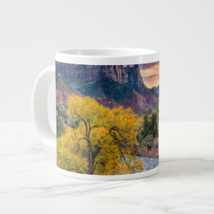 Taza De Café Gigante El Watchman en otoño