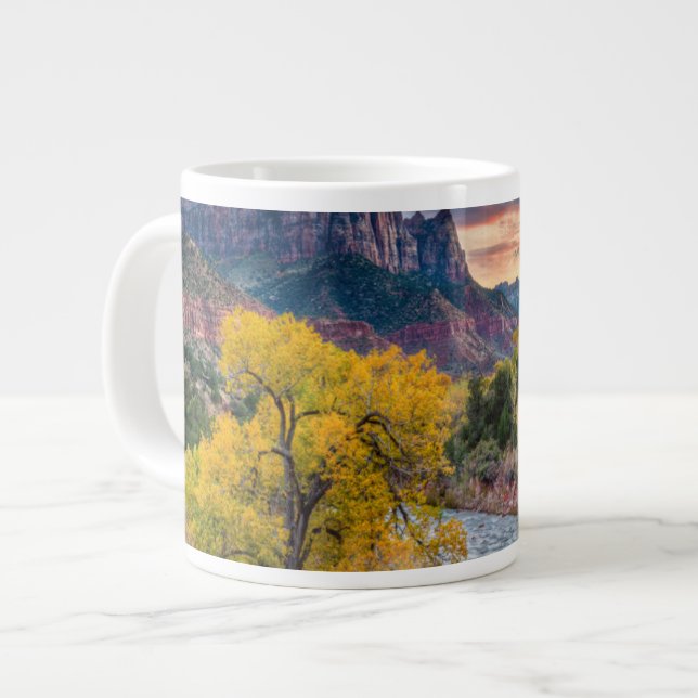Taza De Café Gigante El Watchman en otoño (Izquierda)