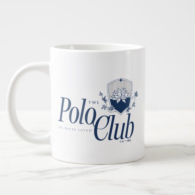 Taza De Café Gigante El White Lotus Polo Club (Izquierda)
