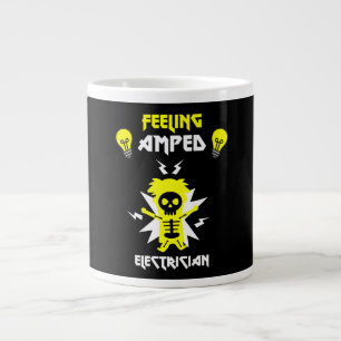 Taza De Café Gigante Electricista Maestro