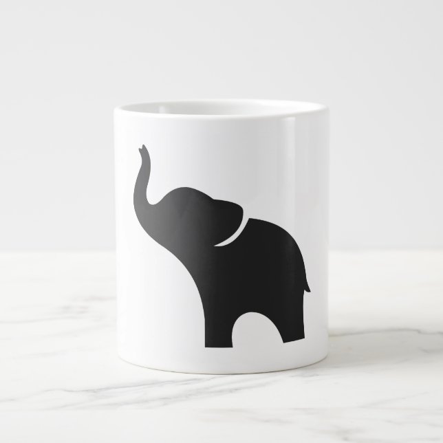Taza De Café Gigante Elefante bebé (Frente)