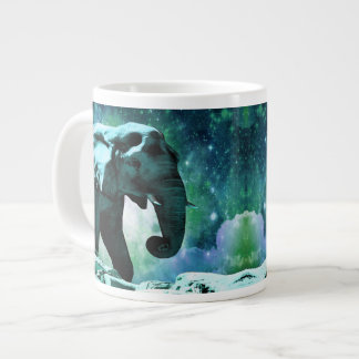 Taza De Café Gigante Elefante de la galaxia del Pachyderm del planeta