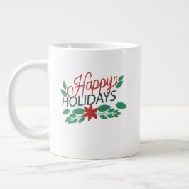 Taza De Café Gigante Elegant Christmas Mug – Classic Holiday Coffee & T