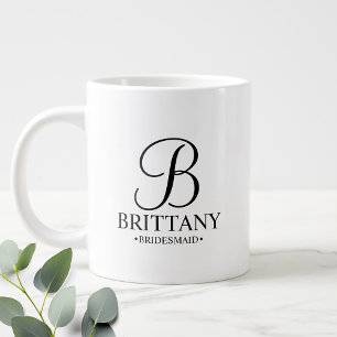 Taza De Café Gigante Elegante Compañía de Brigadas Personalizada en Bla