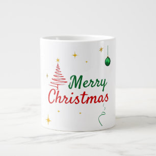 Taza De Café Gigante Elegante diseño de ferias navideñas navideñas