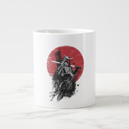 Taza De Café Gigante Elegante espíritu samurai: arte tradicional y mode