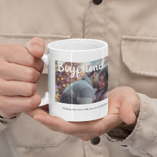 Taza De Café Gigante Elegante Novio de 2 Fotos