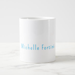 Taza De Café Gigante Elegante Plano Simple Minimalista