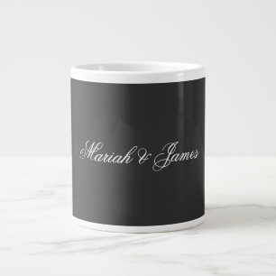 Taza De Café Gigante Elegante y simple nombres Minimalistas modernos ca