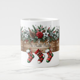 Taza De Café Gigante Elegantes Navidades Fiesta moderno