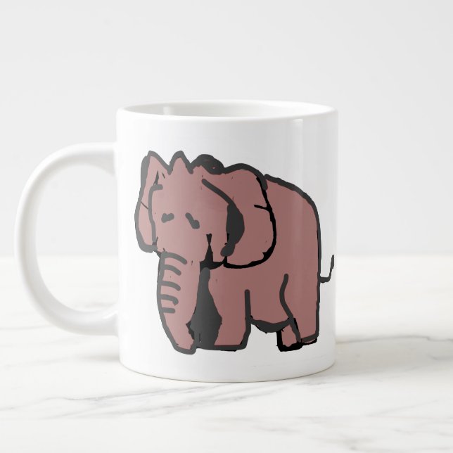 Taza De Café Gigante Elephant (Izquierda)